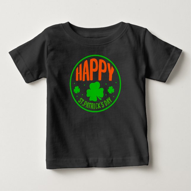 Camiseta De Bebé Feliz Día de San Patricio (Anverso)