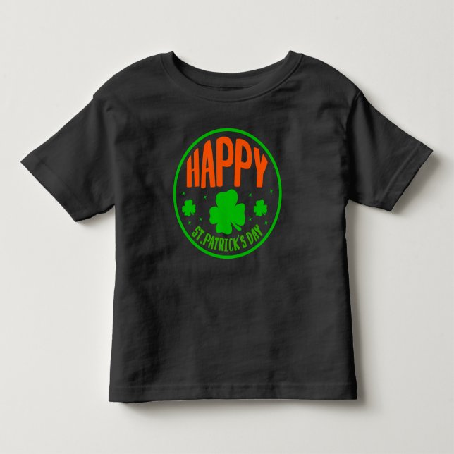 Camiseta De Bebé Feliz Día de San Patricio (Anverso)