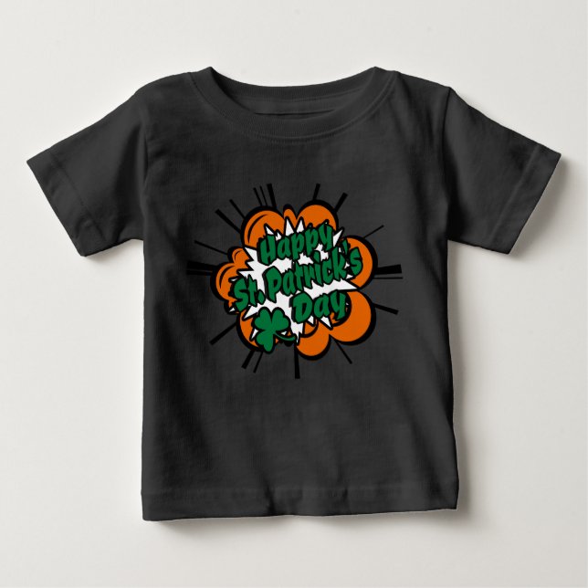 Camiseta De Bebé Feliz Día de San Patricio (Anverso)