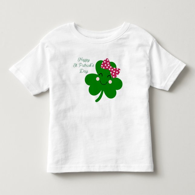 Camiseta De Bebé Feliz Día de San Patricio (Anverso)