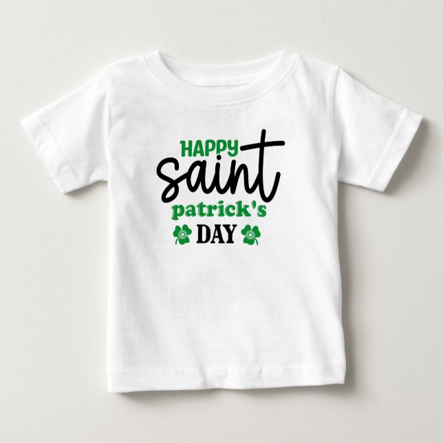 Camiseta De Bebé Feliz Día de San Patricio-59889 (Anverso)