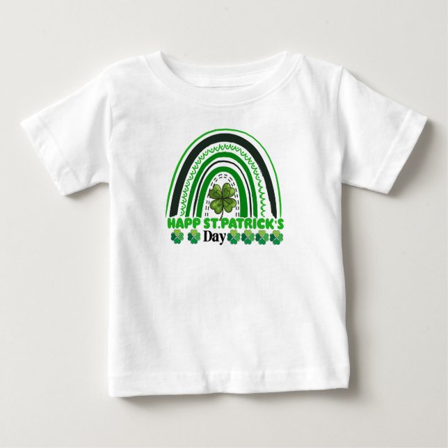 Camiseta De Bebé Feliz Día de San Patricio-61797 (Anverso)
