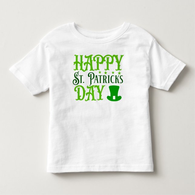 Camiseta De Bebé Feliz Día de San Patricio-88489 (Anverso)