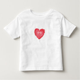 Camiseta De Bebé Feliz día de San Valentín.