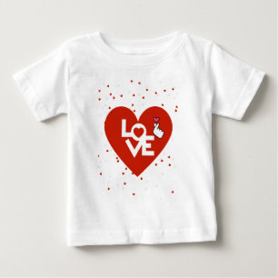 Camiseta De Bebé Feliz día de San Valentín chicos
