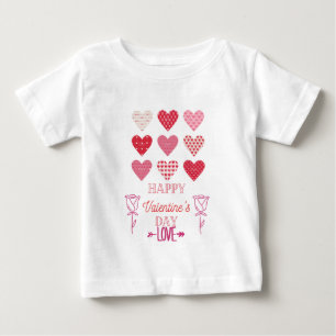Camiseta De Bebé feliz día de San Valentín mi amor