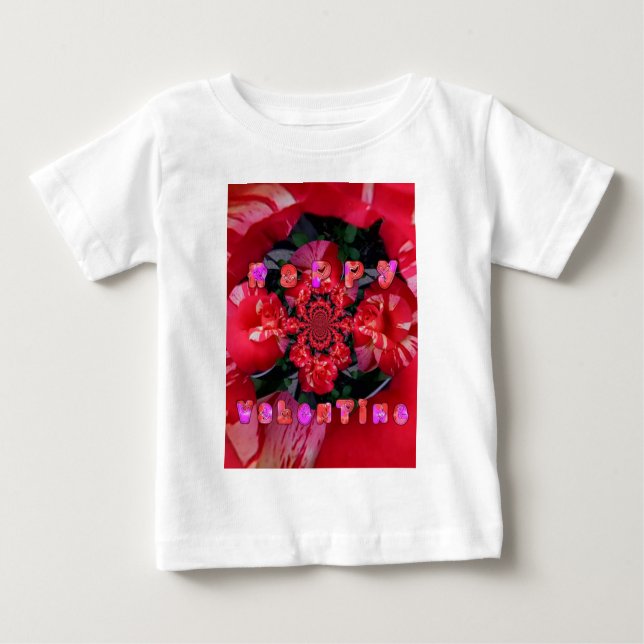 Camiseta De Bebé Feliz Día de San Valentín.png (Anverso)