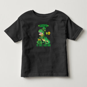 Camiseta De Bebé Feliz día de St Pat Trex Dinosaurio Infantil St Pa