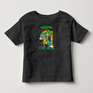 Camiseta De Bebé Feliz día de St Pat Trex Dinosaurio Infantil St Pa