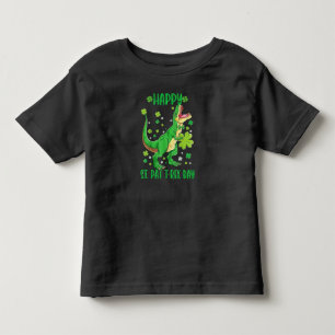 Camiseta De Bebé Feliz día de St Pat Trex Dinosaurio Infantil St Pa
