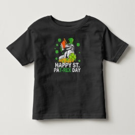 Camiseta De Bebé Feliz día de St Pat Trex Dinosaurio Infantil St Pa