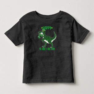 Camiseta De Bebé Feliz día de St Pat Trex Dinosaurio Infantil St Pa