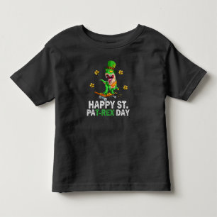 Camiseta De Bebé Feliz día de St Pat Trex Dinosaurio Infantil St Pa