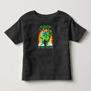 Camiseta De Bebé Feliz día de St Pat Trex Dinosaurio Infantil St Pa