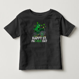 Camiseta De Bebé Feliz día de St Pat Trex Dinosaurio Niño pequeño S