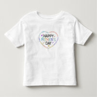 Feliz Día del Padre Word Cloud Heart Design