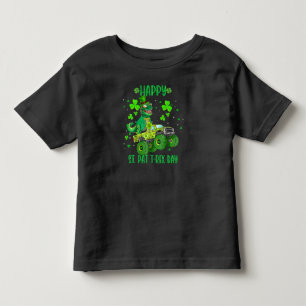 Camiseta De Bebé Feliz Día del Trébol de St Pat Dinosaur