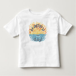 Camiseta De Bebé ¡Feliz Día Nuevo!