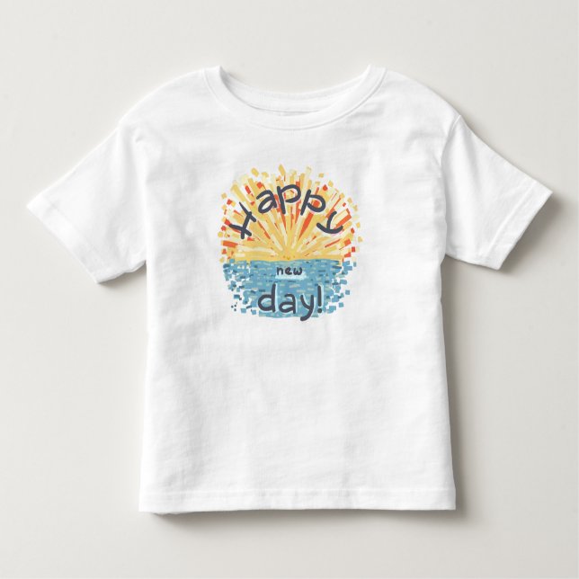 Camiseta De Bebé ¡Feliz Día Nuevo! (Anverso)