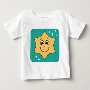 Camiseta De Bebé Feliz diseño de navidad de personajes sonrientes d