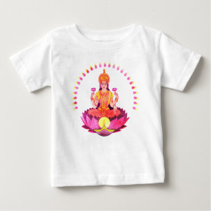 Camiseta De Bebé Feliz Diwali - Diosa Deepalavi Lakshmi 1