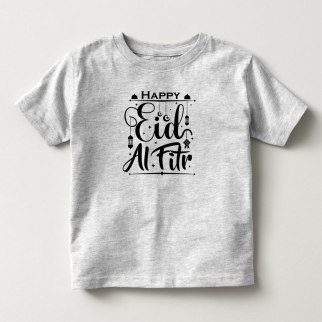 Camiseta De Bebé Feliz Eid Al Fitr (Anverso)
