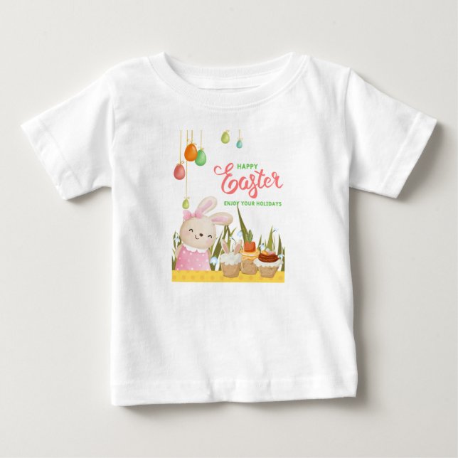 CAMISETA DE BEBÉ FELIZ FÁCIL (Anverso)