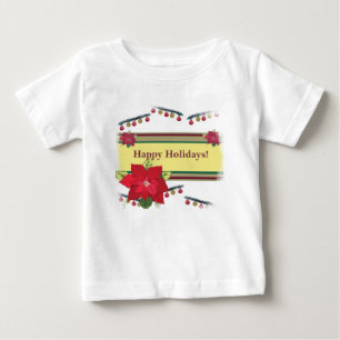 Camiseta De Bebé Feliz feriado, camiseta bebé