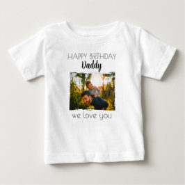 CAMISETA DE BEBÉ FELIZ FOTO DE PERSONALIZADO DE ROPA DE NATALIDAD D
