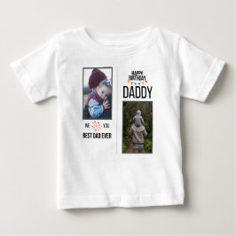 CAMISETA DE BEBÉ FELIZ FOTO DE PERSONALIZADO DE ROPA DE NATALIDAD D
