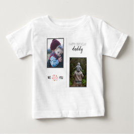 CAMISETA DE BEBÉ FELIZ FOTO DE PERSONALIZADO DE ROPA DE NATALIDAD D