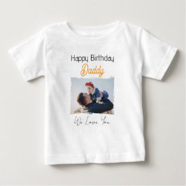 CAMISETA DE BEBÉ FELIZ FOTO DE PERSONALIZADO DE ROPA DE NATALIDAD D