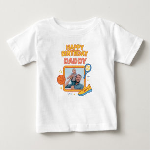 CAMISETA DE BEBÉ FELIZ FOTO DE PERSONALIZADO DE ROPA DE NATALIDAD D
