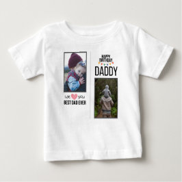 CAMISETA DE BEBÉ FELIZ FOTO DE PERSONALIZADO DE ROPA DE NATALIDAD D