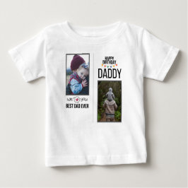 CAMISETA DE BEBÉ FELIZ FOTO DE PERSONALIZADO DE ROPA DE NATALIDAD D