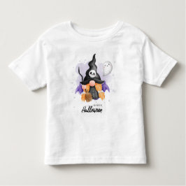 Camiseta De Bebé Feliz Gnome de Halloween