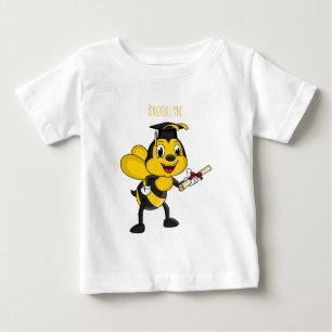 Camiseta De Bebé Feliz graduación de abejas personalizados