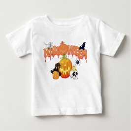 Camiseta De Bebé Feliz Halloween