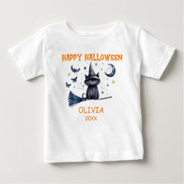 Camiseta De Bebé Feliz Halloween