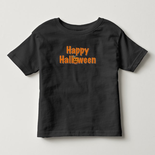 Camiseta De Bebé Feliz Halloween (Anverso)