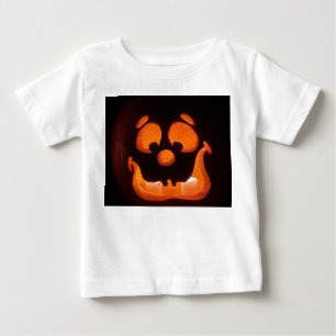 Camiseta De Bebé Feliz Halloween Calabaza