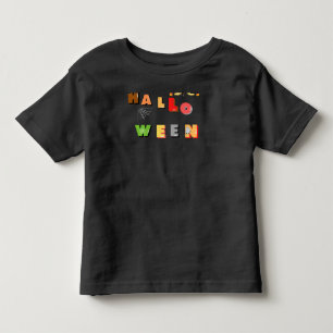 Camiseta De Bebé Feliz Halloween espeluznante
