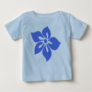 Camiseta De Bebé Feliz Hibiscus Infantil Creeper