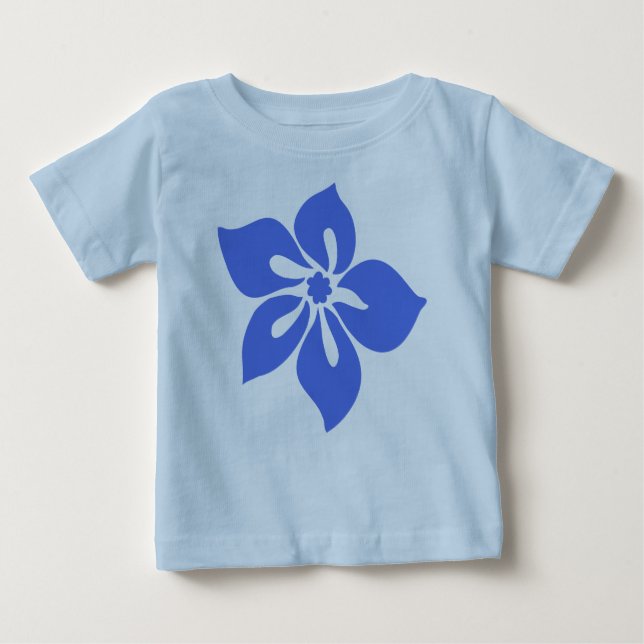 Camiseta De Bebé Feliz Hibiscus Infantil Creeper (Anverso)