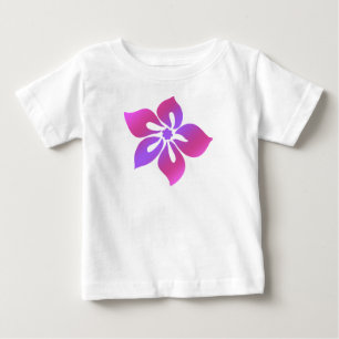 Camiseta De Bebé Feliz Hibiscus Toddler Tee