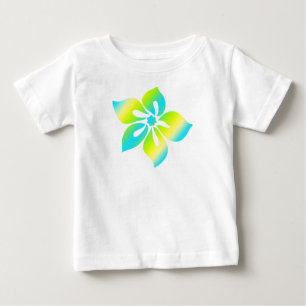 Camiseta De Bebé Feliz Hibiscus Toddler Tee