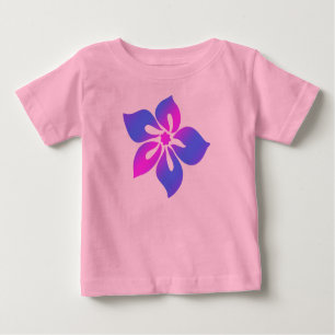 Camiseta De Bebé Feliz Hibiscus Toddler Tee