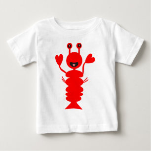 Camiseta De Bebé Feliz langosta