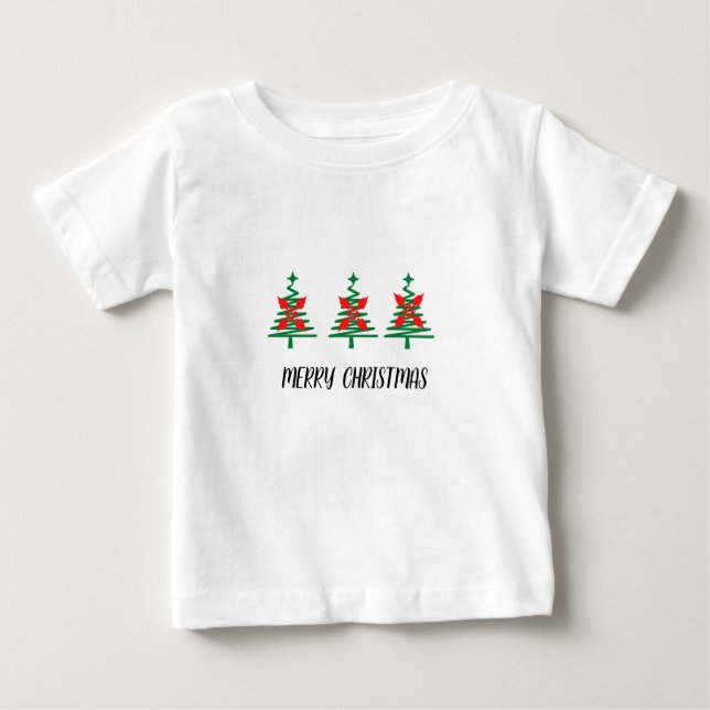 Camiseta De Bebé Feliz Navidad (Anverso)