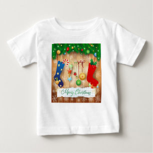 Camiseta De Bebé Feliz Navidad